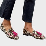 Mariana – Mocassins à motif léopard