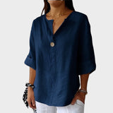 Zamma | Blouson Lino à décolleté en V