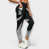 Carmo | Leggings taille haute avec motif léopard