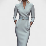 Inês | Robe Élégante avec Ceinture