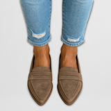 Andresa – Mocassins en daim semi-chic pour femmes