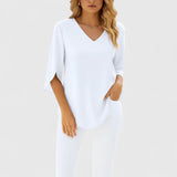 Annie | Blouse exclusive à décolleté en V