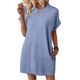 EVA | Robe Minimaliste Quotidienne avec Col