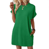 EVA | Robe Minimaliste Quotidienne avec Col