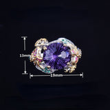 Bague florale flexible