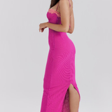 DELILAH | ROBE AVEC DÉTAILS EN DENTELLE