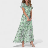 Andreia | Robe Fleurie Longue