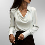 Annie | Blouse en Satin Élégante