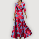 DIANA | Robe MAXI Fleurie