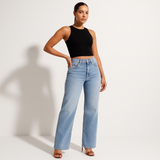 Aline | Jeans élastiques taille moyenne