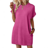 EVA | Robe Minimaliste Quotidienne avec Col