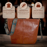 Linda | Charme Vintage Sac en Cuir à Bandoulière