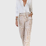 Clara | Pantalon élégant + Chemisier et ceinture offerts