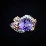 Bague florale flexible