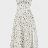 Carolina | Robe Fleurie avec Haut Ajusté