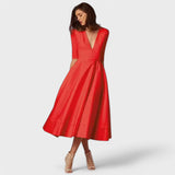 Helena | Robe élégante avec décolleté en V