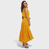 Bruna | Robe longue élégante