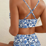 ENSEMBLE DE BIKINI 2 PIÈCES AVEC COUPE EN FORME DE U