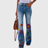 Clara | Pantalons Fleuris