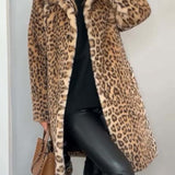 Lysa | Manteau Léopard Élégant