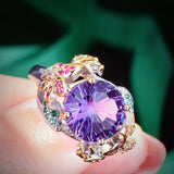 Bague florale flexible