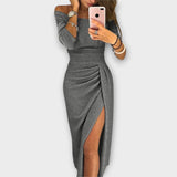 Lena | Robe élégante sans bretelles