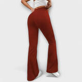 Clara | Pantalons Amples avec Fente Déchirée