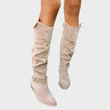 Tila - Bottes au genou avec une fermeture éclair divine
