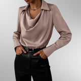 Annie | Blouse en Satin Élégante