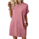 EVA | Robe Minimaliste Quotidienne avec Col