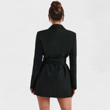Teresa | Robe blazer noire