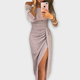 Lena | Robe élégante sans bretelles