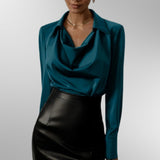Annie | Blouse en Satin Élégante