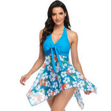 Maillot de bain à volants avec nœud