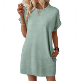EVA | Robe Minimaliste Quotidienne avec Col
