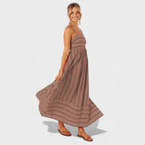 Camila | Robe d'été rayée