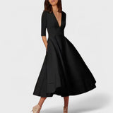 Helena | Robe élégante avec décolleté en V