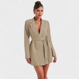 Teresa | Robe blazer noire