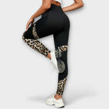 Carmo | Leggings taille haute avec motif léopard
