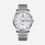 Montre bracelet pour homme en acier inoxydable