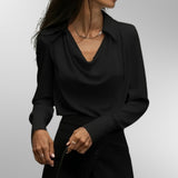 Annie | Blouse en Satin Élégante