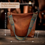 Linda | Charme Vintage Sac en Cuir à Bandoulière