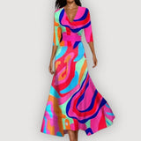 DIANA | Robe MAXI Fleurie