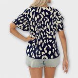 Carla | Blouse quotidienne à col rond