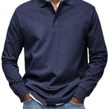 Laurent Celje | Polo-shirt de luxe à manches longues