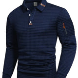 Efraim | Chemise polo en tissu structuré avec poches sur les manches