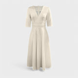 Helena | Robe élégante avec décolleté en V