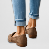Andresa – Mocassins en daim semi-chic pour femmes
