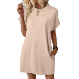 EVA | Robe Minimaliste Quotidienne avec Col
