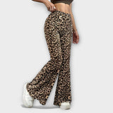 Berenice | Pantalon bootcut léopard